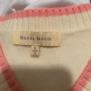 Pink and Blue Argyle Sweater Vest